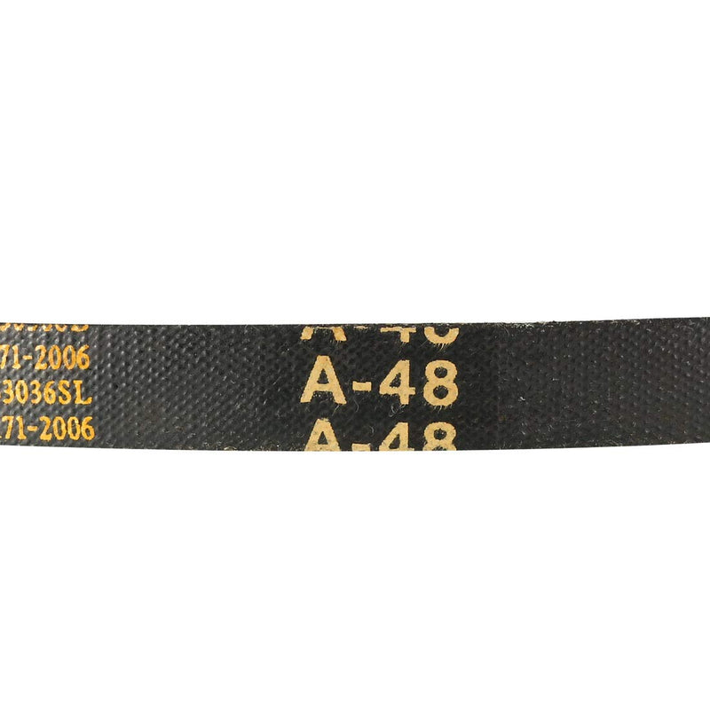 uxcell A48 Drive V-Belts 48" Inner Length 47" Inner Girth 13mm Width 8mm Thick JIS Standard A-Section Rubber Drive Industrial Transmission Belt 48"
