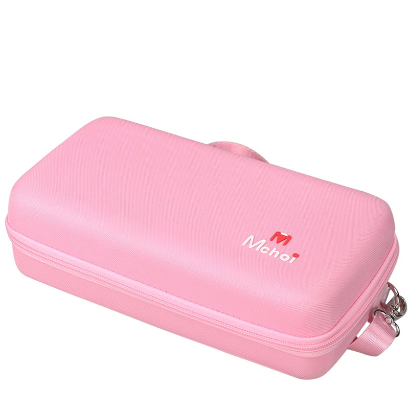 Mchoi Stethoscope Case with Grooved, Suitable for 3M Littmann Classic III Stethoscope, Extra Room for Medical Bandage, Scissors and LED Penlight, Pink, Case Only