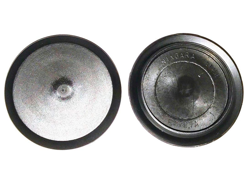 2 1/2" 2.5 inch Flush Mount Black Plastic Body and Sheet Metal Hole Plug Qty 5