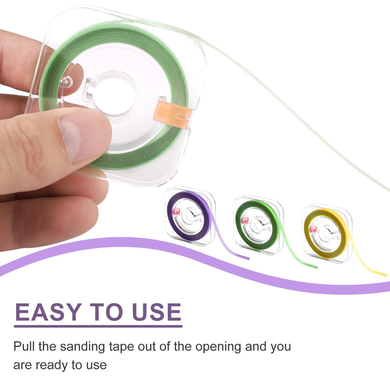 3pcs Dental Polishing Strips, Teeth Sanding Grinding Tool Tooth Polish Abrasive Strip Tooth Polishing Kit Teeth Abrasive Finishing Strip Teeth Cleaning Tool Dental File for Teeth