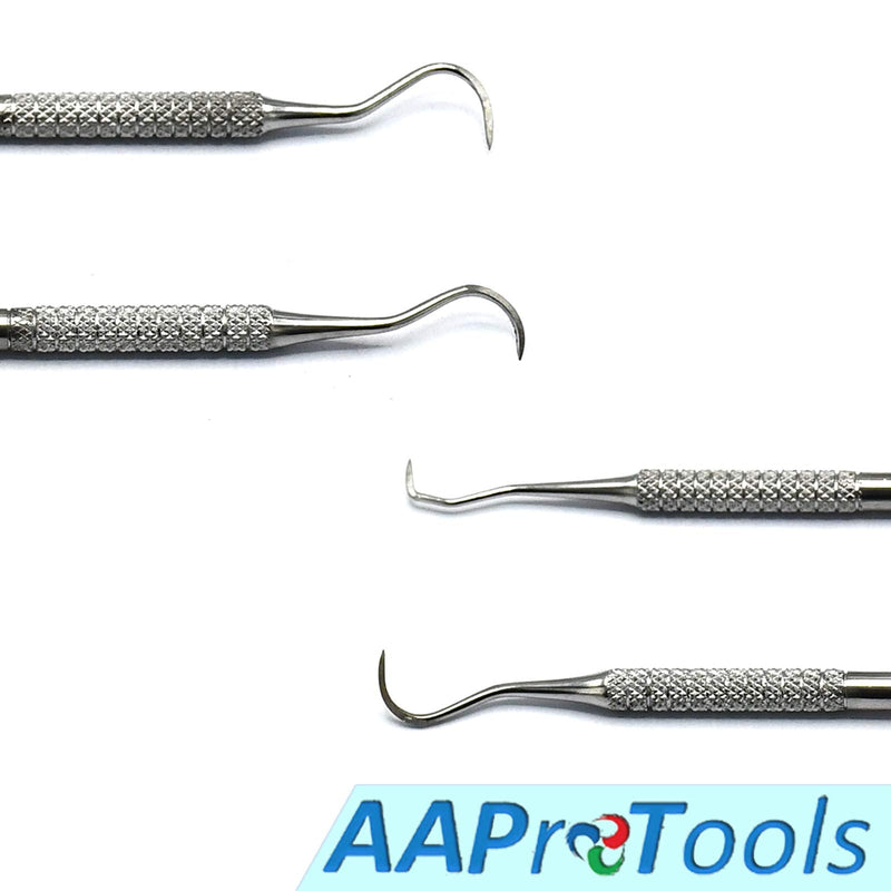 Dental Scaler Anterior Posterior New Periodontics Instrument 2 Pcs Set Sickle H6/h7, Jaquette U15/30