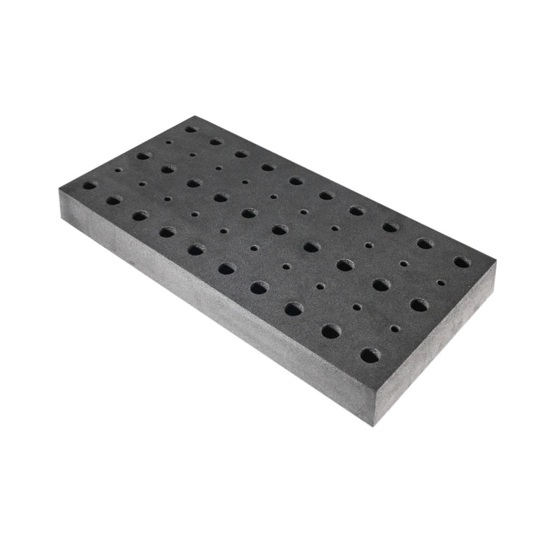 POWERTEC Router Bit Tray Organizer - Holds 50 Bits | 30 1/2" and 20 1/4" Shank Router Bit Holder for Tool Box and Drawer Storage Solution (71217) Router Bit Tray, 50 Bits