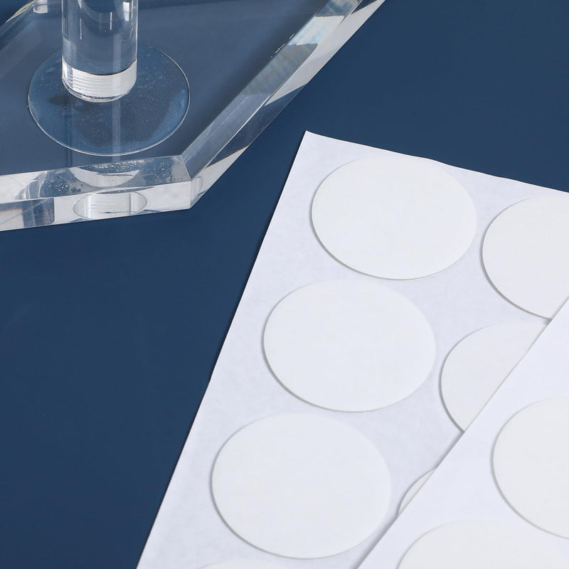 Double Sided Sticky Dot Stickers Removable Round Clear Tack No Trace Sticky Waterproof Small Stickers 204Pcs