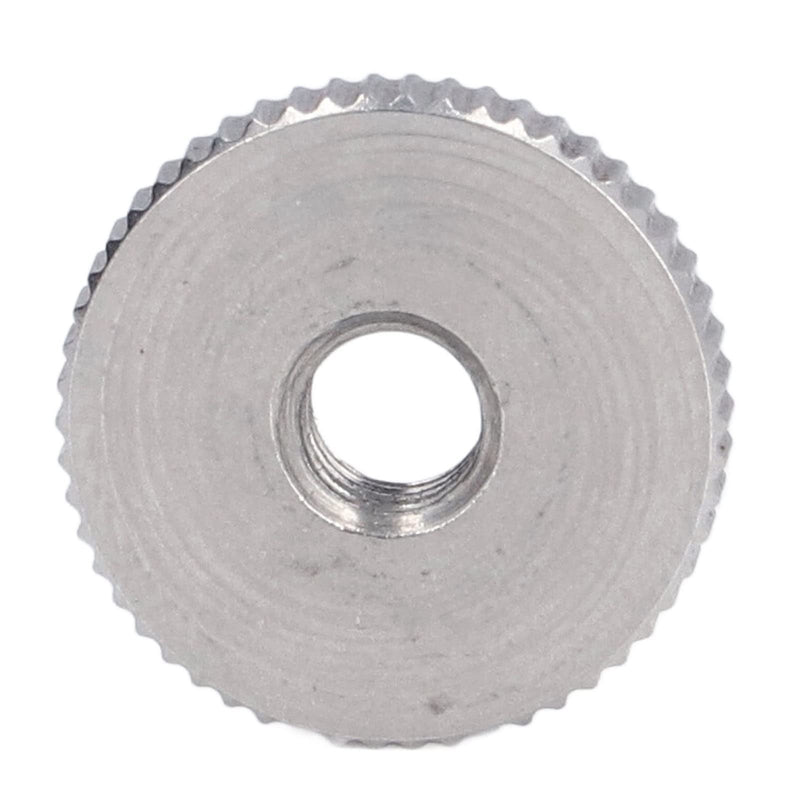 Knurled Thumb Nut 304 Stainless Steel Knurled Flat Head Through Hole Handle Nut Tightening Nut Knurled Knob(M6) M6