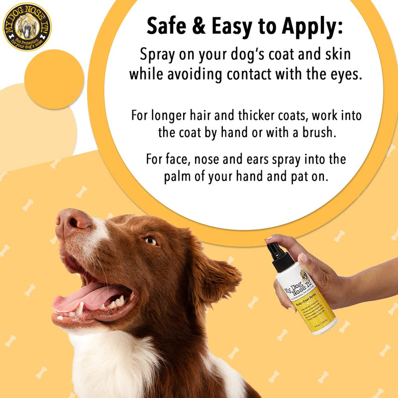 Coat and Body Spray - Sun Protection for Your Dog, Protects Against Harmful UVA/UVB Rays - PawsPlanet Australia