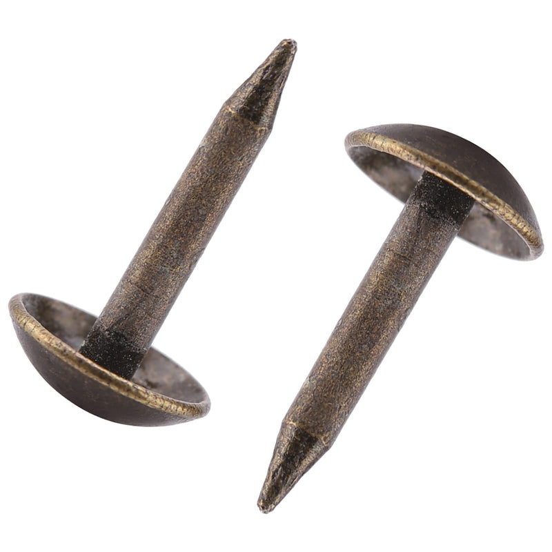 KIMISS Iron Staples for Furniture 100PCS Thicken Nails Fasteners 6x12mm Perfect for Wood Doors and Drum Assembly Heavy Duty Design 6*12MM