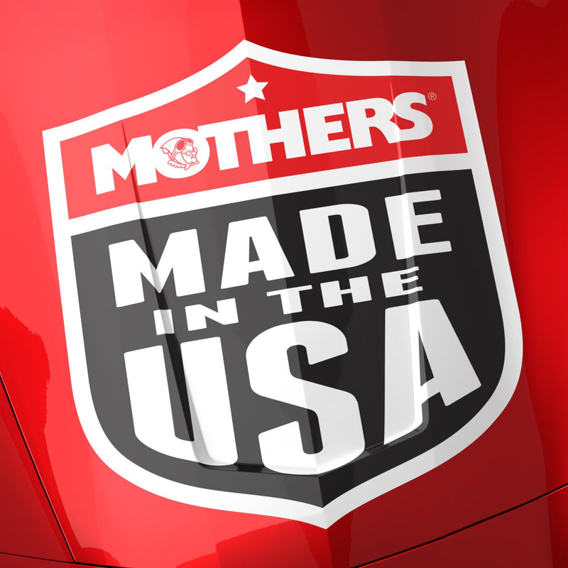 Mothers PowerBall Mini, Polishing Tool with 10” Quick Swap Bit – Drill-Powered, Cleans & Polishes Tight Areas on Wheels, Diamond Plate, Lenses, Engine Parts & More, Fast & Unmatched Shine (05141)
