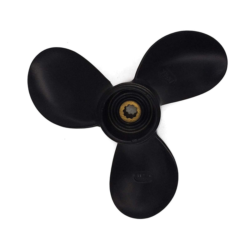 7 1/2x6 Aluminum Propeller Prop for Suzuki Outboard Motor 4HP 5HP 6HP Rignt Hand Rotation 10 Spline Tooth