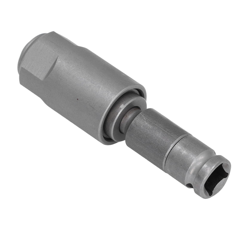 Impact Wrench Converter, High Carbon Steel 2 Pits and 2 Grooves, Round Shank Impact Wrench to Electric Hammer Adapter, for Various Drill Types