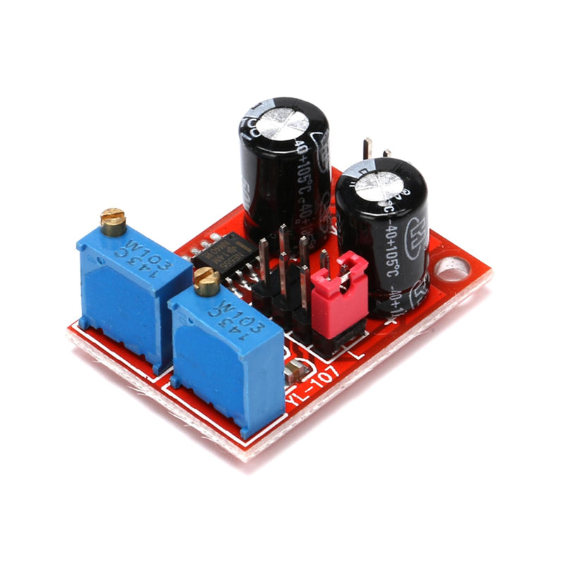 6 Pack NE555 Pulse Generator Frequency Duty Cycle Adjustable Module Square Wave Stepper Motor Driver DC5V-12V Signal Generator for Arduino DIY