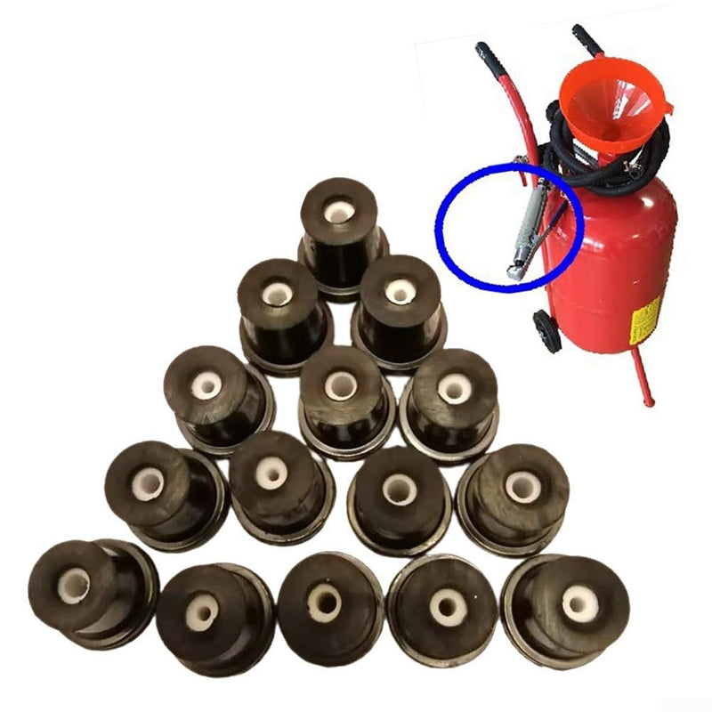 10pcs Sandblaster Nozzles Set Ceramic Sandblast Tips 2-3.5mm Replacement Parts for 5 Gallon Sandblasting Tanks Air Tools Accessory(2mm)