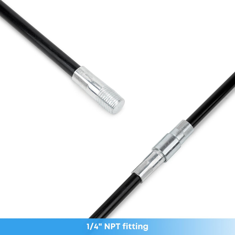 Stanbroil 18-Feet Fiberglass Chimney Rod Kit with 1/4" NPT Fittings