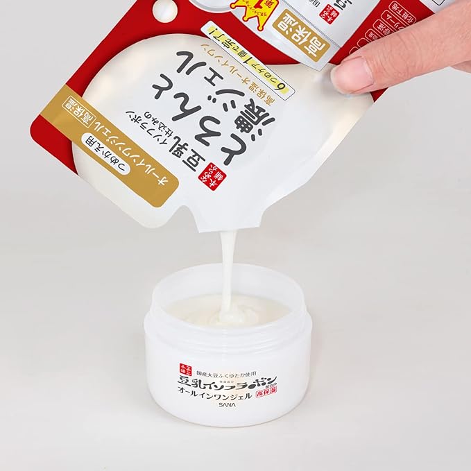 Nameraka Honpo Toronto Rich Gel Enrich (Refill), Set of 3 + Bonus 3.5 oz (100 g) x 3 Pieces, Soy Milk Isoflavone, All-in-One, Highly Moisturizing Type - NewNest Australia