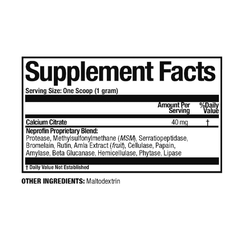 Arthur Andrew Medical, Neprofin PET, Veterinary Enzyme Formula, Household Pet Support for Pain-Free Living, Vegan, Non-GMO, 50g Tub - PawsPlanet Australia