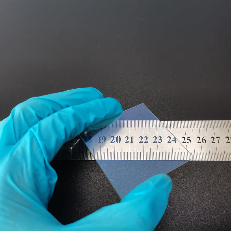 ITO （Indium tin Oxide）Coated Conductive Glass Slides 50×50mm Resistance 7 ohm/sq (8 Pcs) 50mm×50mm 8
