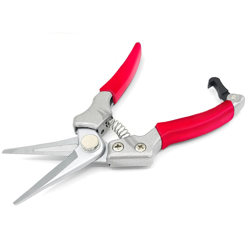 Goat Hoof Trimmers and Farrier Shears – Versatile Hoof, Wire, and Pipe Cutting Tool for Livestock – (Silver-Red 1pack)
