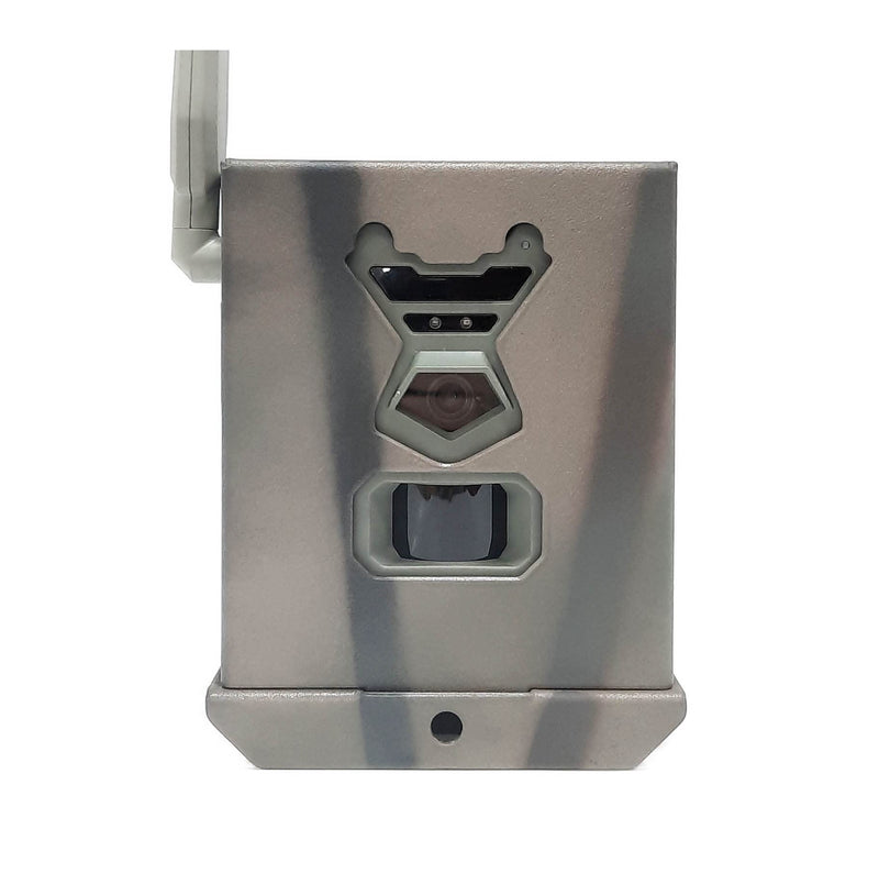 Theft-Deterrent Powder-Coated Steel Security Box Compatible with Spypoint Flex Trail Cameras (61090) Gray 1 Count (Pack of 1)