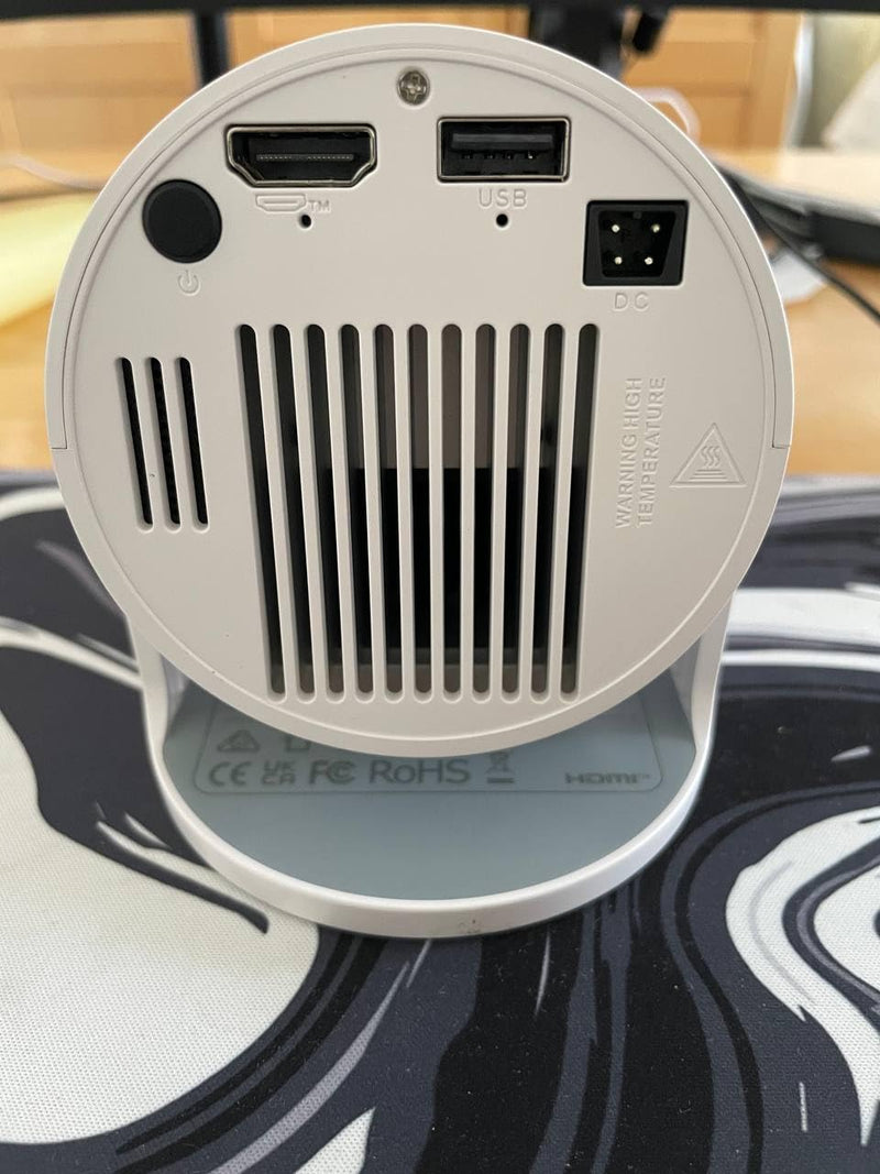 Mini Projector 4K Support, Smart Portable Projector with WiFi & Bluetooth, Android 11, Auto Keystone, 180° Rotation, Home Theater Projector for iPhone/TV Stick/Laptop (HY300 Pro+ 2025 Upgrade)