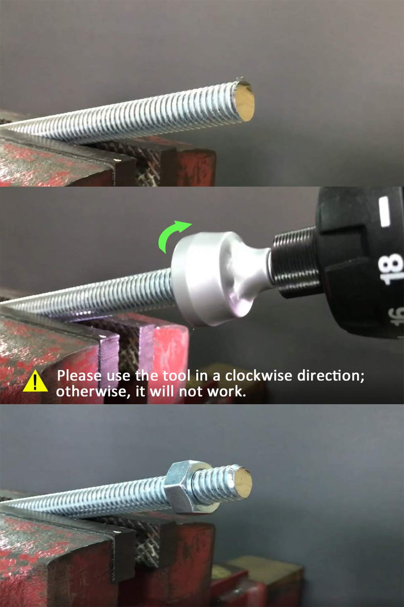 ORX PLUS TOOLS Deburring External Chamfer Tool, with HSS Blade, Deburring Drill Bit, Remove Burr Tools Quick Release Shank Fits for 1/8"-3/4"(3mm-19mm) Deburring Drill Bit 3mm-19mm / Sliver