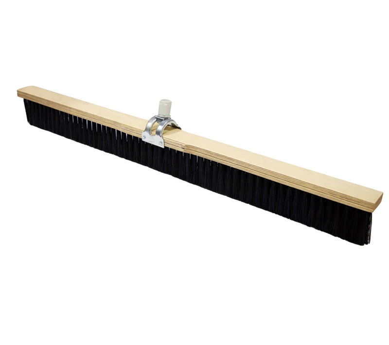 Bon 82-470 Concrete Finish Brush 24" Black Styrene Bristles with Adjustable Handle Socket 3" Trim for Concrete Texturing 24"