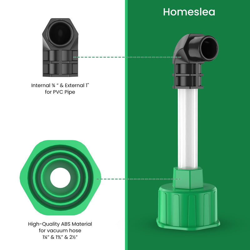 AC Drain Line Unclogger Adapter, A/C Pipe Drain Line Cleaner Tool Green