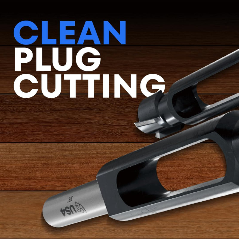 US4 5/8" Heavy Duty Plug Cutter - Wood Plug Cutting Tool 5/8 in
