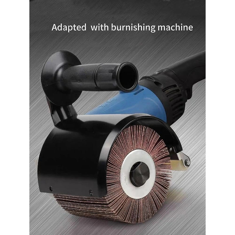 SIGNI Sandpaper Polishing burnishing Drawing Wheel Compatible with Burnishing Machine/Polisher/Sander 120x100mm (60 grit sandpaer) 60 grit sandpaer