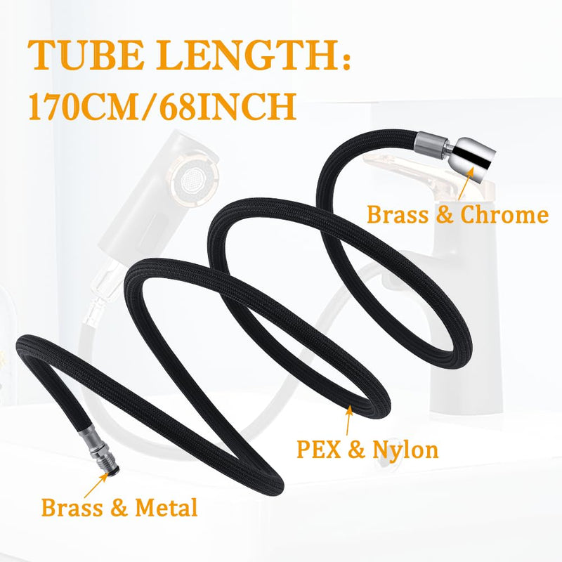 K-1219935-BC Hose Kit for Kohler Pull-Down Kitchen Faucet, Pull-Out Hose with 13.5oz Weight Ball, Classic Pull-Out Hose for Kohler K-1219935-BC/K-1304674-BC Hose Replacement Parts - NewNest Australia