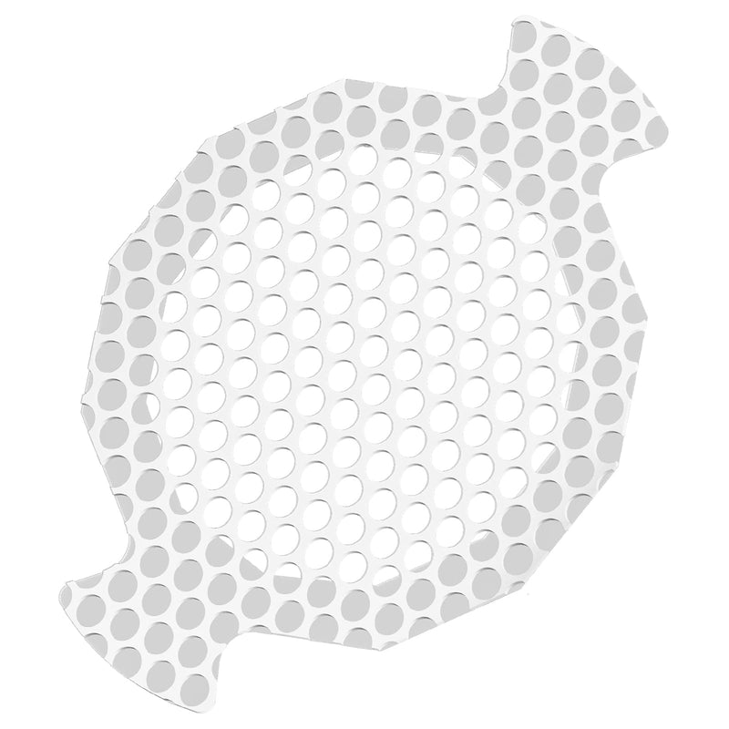 INVIHUG, 25 Pack, Disposable Shower Drain Hair Catcher Mesh Stickers, Disposable Hair Drain Catcher. (White) White 3.5inch-25