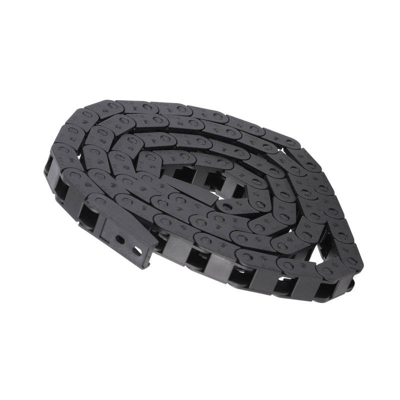 Garosa 1M 7x7MM CNC Machine Tool Cable Drag Chain Cable Drag Chain Bridge Type Nylon Wire Carrier for 3D Printer CNC Machine Electronic Equipment