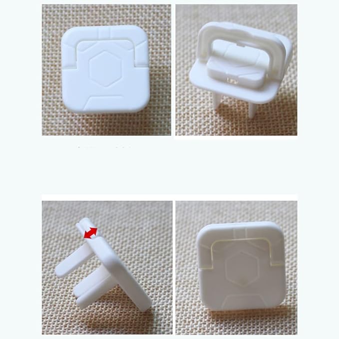TIYEP Outlet Cap, 3 Holes, 3P, 2P, Outlet Cover, Baby Guard, Outlet Guard, Safety Cover, Child Safety Cover, Prevents Tampering, Injury Prevention, Accident Prevention (10, 3P) - NewNest Australia