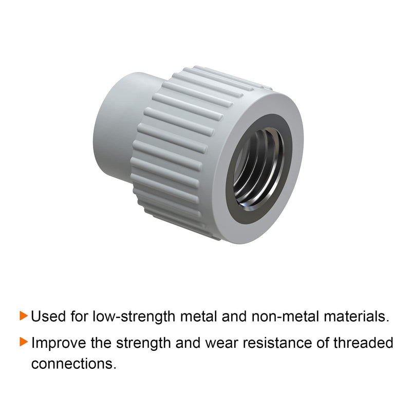 HARFINGTON 20pcs Wire Thread Inserts M4 x 0.7 1D 304 Stainless Steel Helical Coiled Wire Threaded Sleeve
