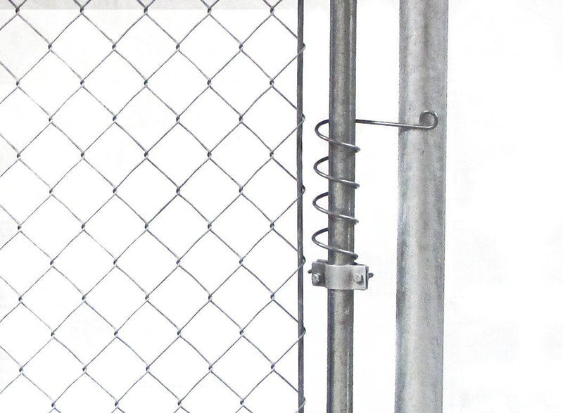 Automatic Chain Link Self Closing gate Closer. Adjustable Closing Tension, Outdoor Gate Spring, Works Great for Pool and Dog Gates or Any Chainlink gate – Made in USA