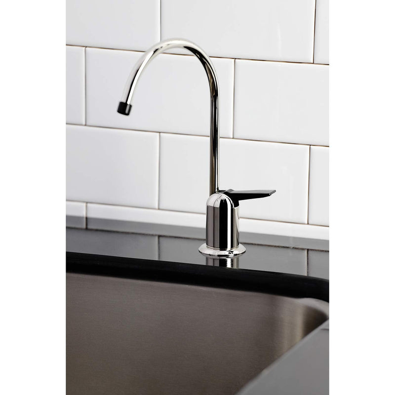 Kingston Brass K6196 Americana Single-Handle Water Filtration Faucet, Polished Nickel 1.75 x 4.5 x 8.88
