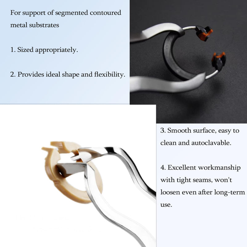 Dental Sectional Matrix Plier, Metal Matrics Band Forceps, Placement Resin Clamping Ring Clip, Lab Dentistry Tools Stainless Steel