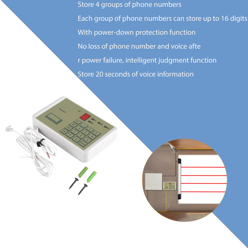 Telephone Voice Dialer, Wired Telephone Voice Auto dialer Burglar Security House Alarm System
