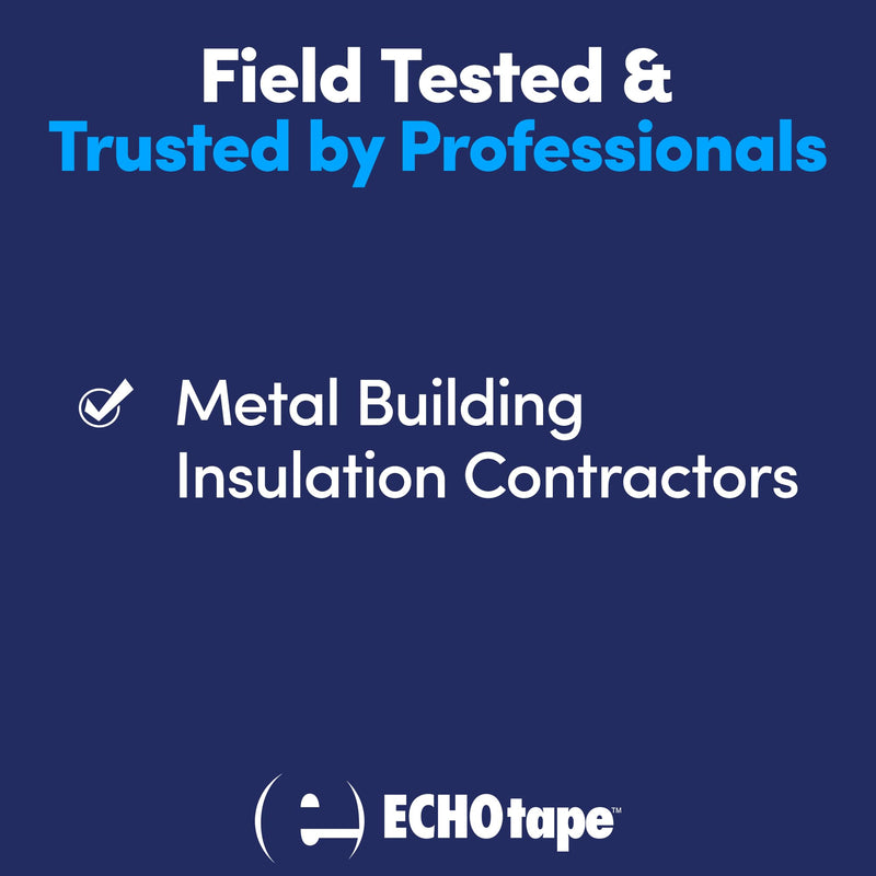 ECHOtape FS-G7736 Facing Insulation Tape All Weather White 2.83 in x 50 yd