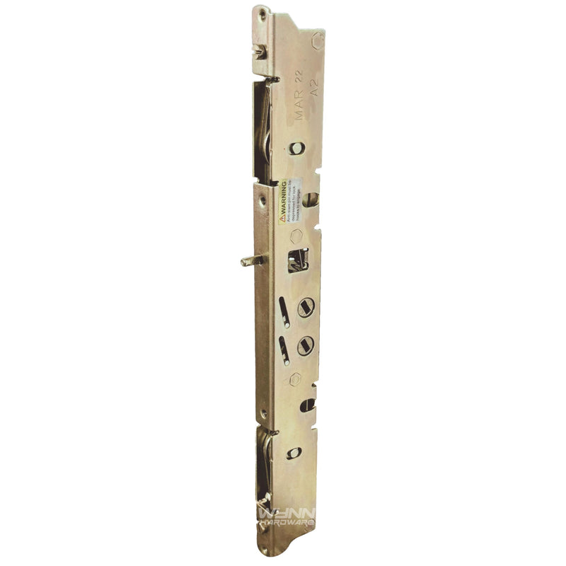 Amesbury Truth Dual Point 9-15/16" Mortise Lock (No FacePlate) with Anti-Slam Pin for Sliding Patio Glass Door Locking Mechanism Replacement | Fix and Repair Door Hardware Lock Set - Alloy Steel