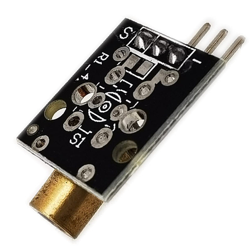 KIRO&SEEU 5pcs KY-008 Laser Transmitter 5V Laser Dot Diode Sensor Module Board for Arduino