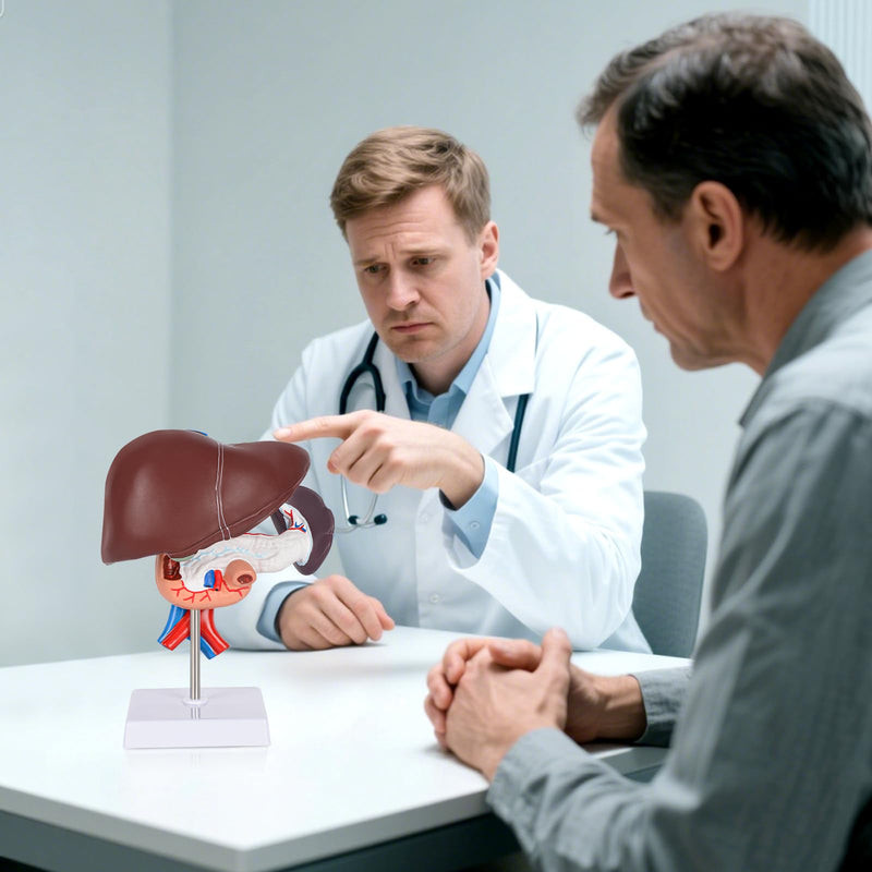 Human Liver Pancreas Duodenum Model,Life Size Anatomy Model for Medical Students Education Research and Teaching