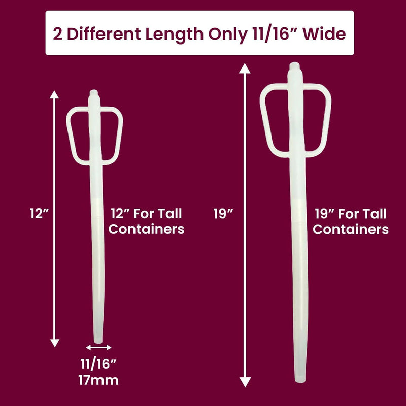 Fermtech Hydrometer Kit with 19” Wine Thief Sampler – Triple Scale Glass Hydrometer for ABV, Brix & Gravity Testing, Plastic Sampling Tool for 1 Gallon Jugs/Carboys, Wine & Beer Home Brewing Set