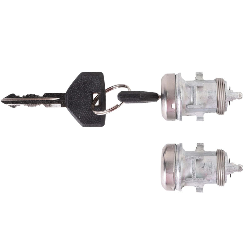 Door Lock Cylinder Set Compatible with Chrysler Dodge Eagle Jeep & Plymouth Vehicles, Front Side Door Lock Cylinder Replace# 4723484