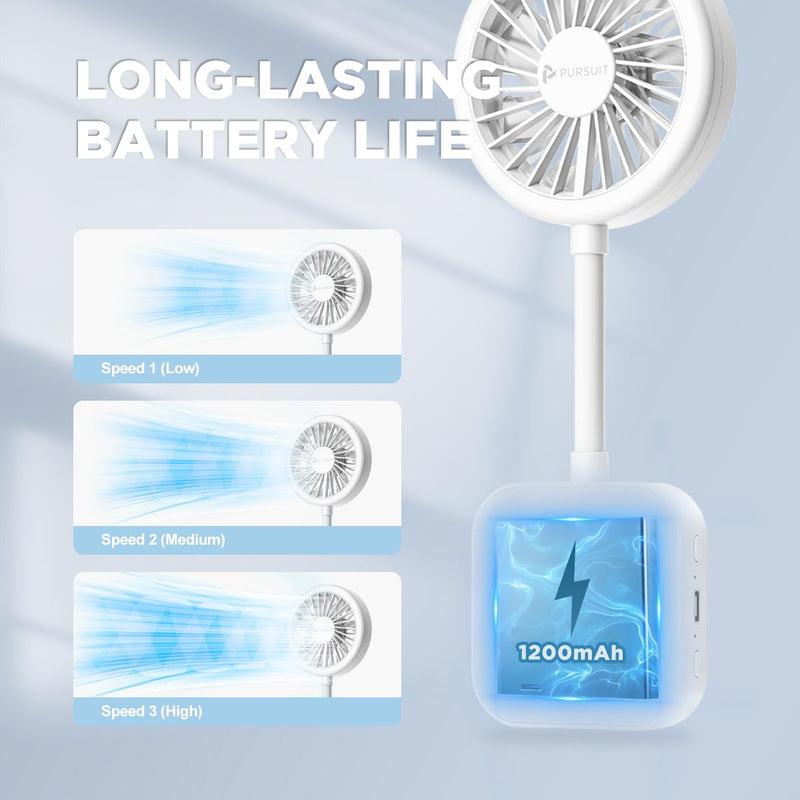 Magnetic Portable Fan Magsafe Compatible Mini Personal Fan with Adjustable Ring Light & Hands-Free Phone Mount, Ultra-Lightweight 6000RPM Powerful table fan for iPhone 17/16 pro, Desk, Car & Outdoor