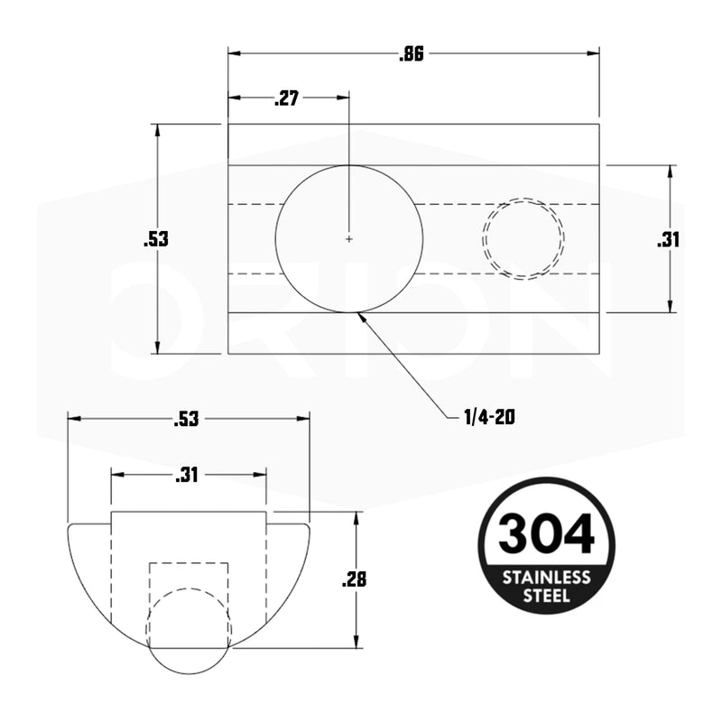 15 Series 1/4"-20 Stainless Steel Self-Aligning Roll-in T-Nuts with Ball Spring (25-Pack) – 8020-Compatible T Slot Hardware for Aluminum Extrusion