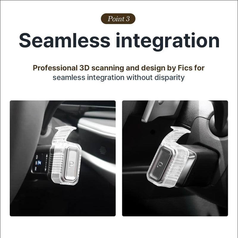 FICS Easy-Way Gear Knob Extension for Hyundai (Santa Fe 2024, 2025), (Sonata 2024, 2025), (Kona 2024, 2025), and (Tucson 2025) – Enhanced Gear Shift Control for Improved Driving Experience A type