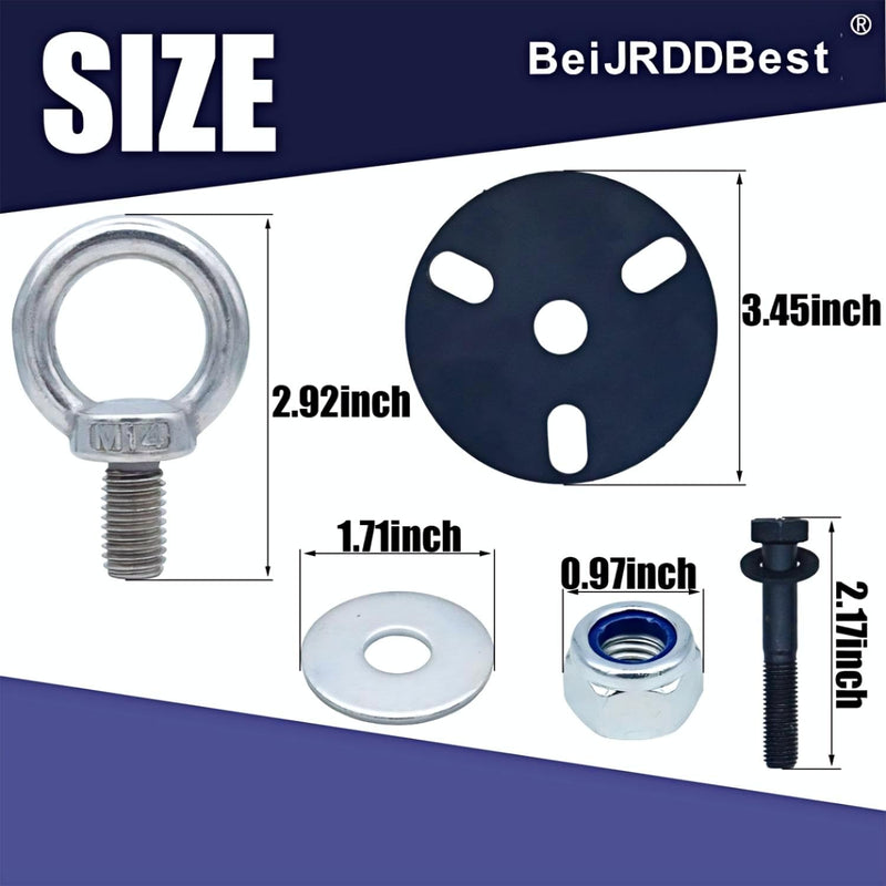 Outboard Engine Lifter Ring Tool with Adapter and Ring Compatible with Evinrude Johnson BRP ETEC Outboard Motor