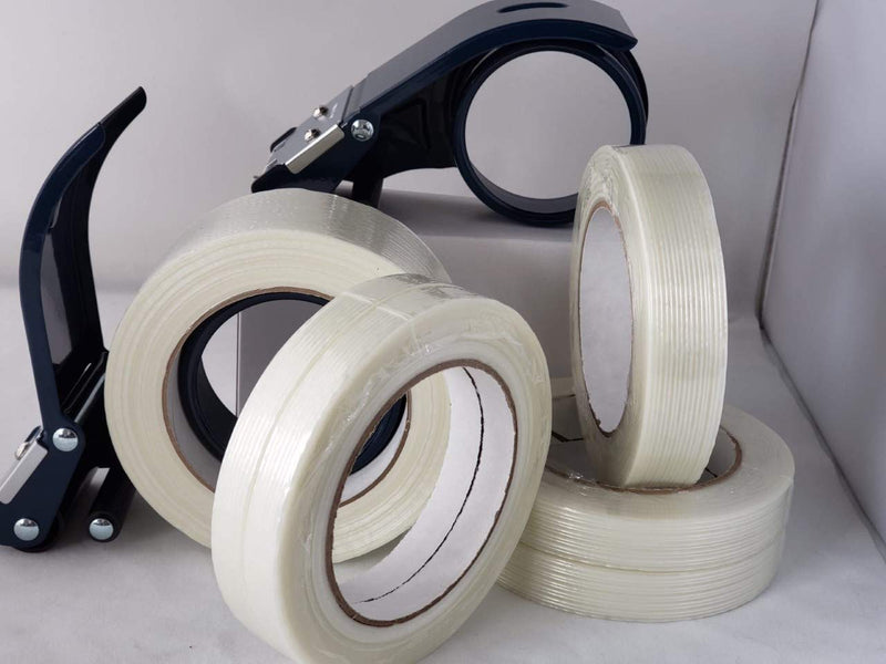 ET-216 Filament Strapping Tape Dispenser, ONE (1) 2" x 36YD ROLL Free
