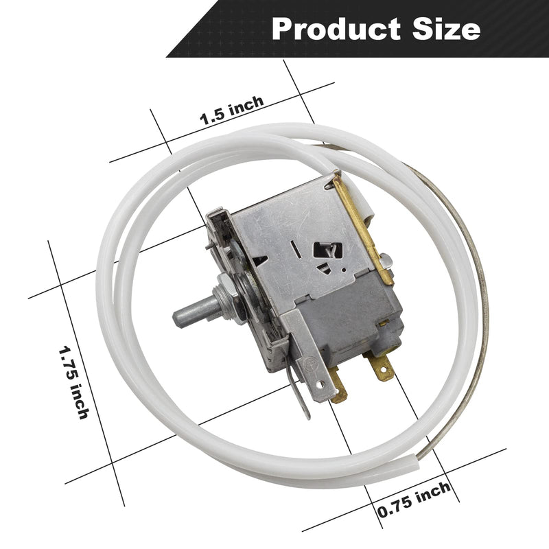 Refrigerator Thermostat Freezer Thermostat Replacement for HAIER Thermostat Control 7350-101 WPF27.5S-923 Replacement for Mini Fridge,Refrigerators and Freezer