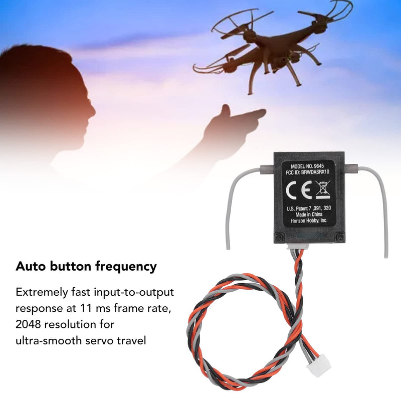 Keenso DSMX,DSMX Portable Compact Anti Interference AR8000 2.4ghz 8 Channel DSMX Replacement for AR6210 AR12120 AR9020