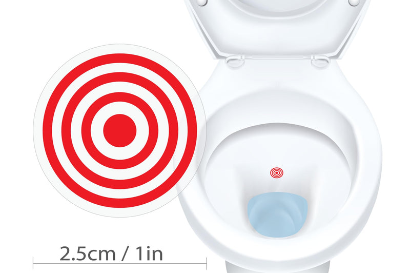 Urinal Fly Bulk Pack (13 Targets) Toilet Target Stickers for Toilets and Urinals with Sticker Applicator Tool, Sticks on Wet Surface, Toilet Targets for Toilet Training Boys, Aiming Targets for Boys